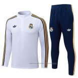 Chandal de Sudadera del Real Madrid Nino 2026/27 Blanco