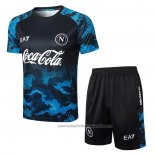 Chandal del Napoli Manga Corta 24/25 Azul - Pantalon Corto