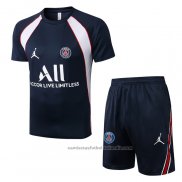 Chandal del Paris Saint-Germain Jordan Manga Corta 22/23 Azul - Pantalon Corto