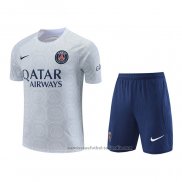 Chandal del Paris Saint-Germain Manga Corta 22/23 Gris - Pantalon Corto