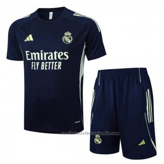 Chandal del Real Madrid Manga Corta 25/26 Azul - Pantalon Corto