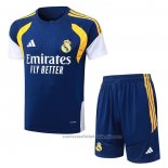 Chandal del Real Madrid Manga Corta 26/27 Azul - Pantalon Corto