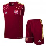 Chandal del Roma Sin Mangas 25/26 Rojo