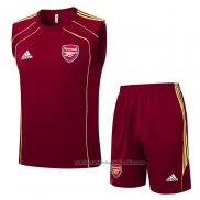 Chandal del Roma Sin Mangas 25/26 Rojo