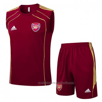 Chandal del Roma Sin Mangas 25/26 Rojo