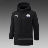 Chaqueta Invierno del Manchester City 24/25 Negro