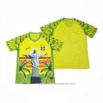 Tailandia Camiseta Brasil Jesus 25/26 Amarillo Blanco