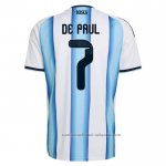 Camiseta Argentina Jugador Rodrigo De Paul 1ª 2026