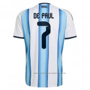 Camiseta Argentina Jugador Rodrigo De Paul 1ª 2026