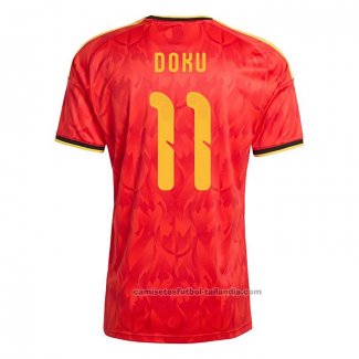 Camiseta Belgica Jugador Jeremy Doku 1ª 2026