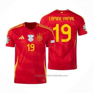 Camiseta Espana Jugador Lamine Yamal 1ª 2024