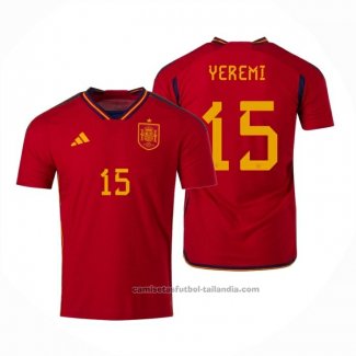 Camiseta Espana Jugador Yeremi 1ª 2022