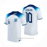 Camiseta Inglaterra Jugador Sterling 1ª 2022