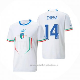 Camiseta Italia Jugador Chiesa 2ª 2022