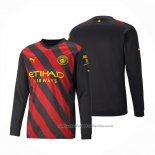 Camiseta Manchester City 2ª Manga Larga 22/23