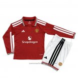 Camiseta Manchester United 1ª Manga Larga Nino 26/27