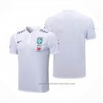 Camiseta Polo del Brasil 22/23 Blanco