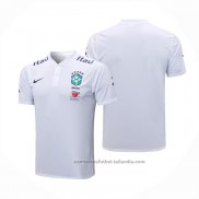 Camiseta Polo del Brasil 22/23 Blanco