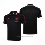 Camiseta Polo del Manchester United 23/24 Negro