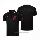 Camiseta Polo del Manchester United 23/24 Negro