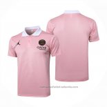 Camiseta Polo del Paris Saint-Germain Jordan 24/25 Rosa