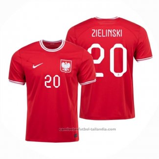 Camiseta Polonia Jugador Zielinski 2ª 2022