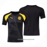 Camiseta Pre Partido del Borussia Dortmund 2023 Negro