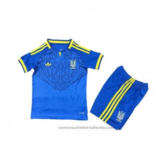 Camiseta Ucrania 2ª Nino 2026