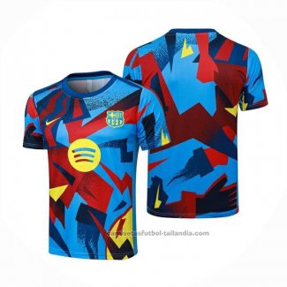 Camiseta de Entrenamiento Barcelona 25/26 Azul Rojo