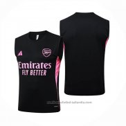 Camiseta de Entrenamiento Inter Miami Sin Mangas 25/26 Negro Rosa