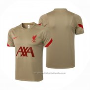 Camiseta de Entrenamiento Liverpool 21/22 Amarillo