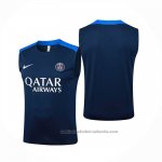 Camiseta de Entrenamiento Paris Saint-Germain Sin Mangas 25/26 Azul