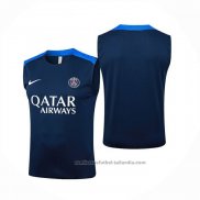 Camiseta de Entrenamiento Paris Saint-Germain Sin Mangas 25/26 Azul