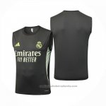 Camiseta de Entrenamiento Real Madrid Sin Mangas 25/26 Gris Verde
