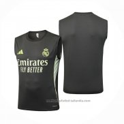Camiseta de Entrenamiento Real Madrid Sin Mangas 25/26 Gris Verde