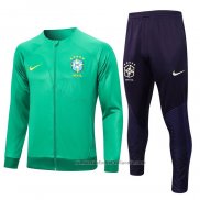 Chandal de Chaqueta del Brasil 23/24 Verde