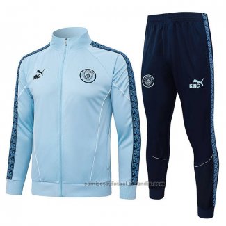 Chandal de Chaqueta del Manchester City Nino 25/26 Azul