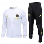 Chandal de Chaqueta del Paris Saint-Germain Jordan 23/24 Blanco