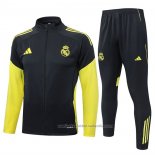 Chandal de Chaqueta del Real Madrid 25/26 Gris Amarillo