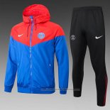 Chandal de Rompevientos del Paris Saint-Germain 24/25 Azul Rojo