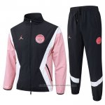 Chandal de Rompevientos del Paris Saint-Germain 25/26 Negro Rosa