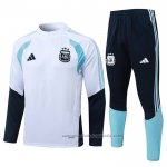 Chandal de Sudadera del Argentina 25/26 Blanco