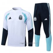 Chandal de Sudadera del Argentina 25/26 Blanco
