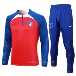 Chandal de Sudadera del Atletico Madrid 23/24 Rojo