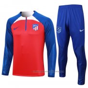 Chandal de Sudadera del Atletico Madrid 23/24 Rojo