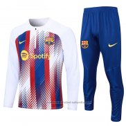 Chandal de Sudadera del Barcelona 23/24 Blanco