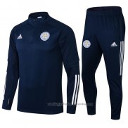 Chandal de Sudadera del Leicester City 21/22 Azul