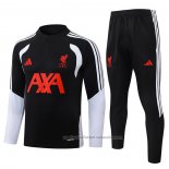 Chandal de Sudadera del Liverpool Nino 26/27 Negro