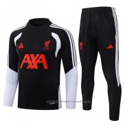 Chandal de Sudadera del Liverpool Nino 26/27 Negro