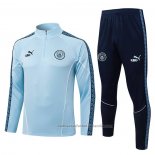 Chandal de Sudadera del Manchester City 25/26 Azul